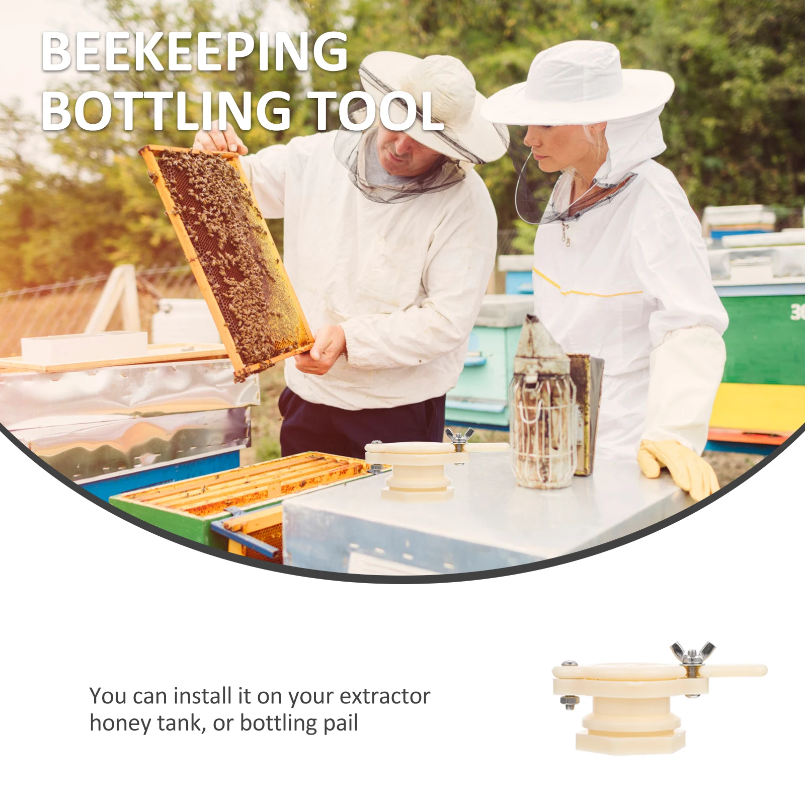 

3Pcs Plastic Honey Exit Tool Premium Material Beekeeping Accessory Honey Flowing Valve Beekeeping Equipment Plastic Bee