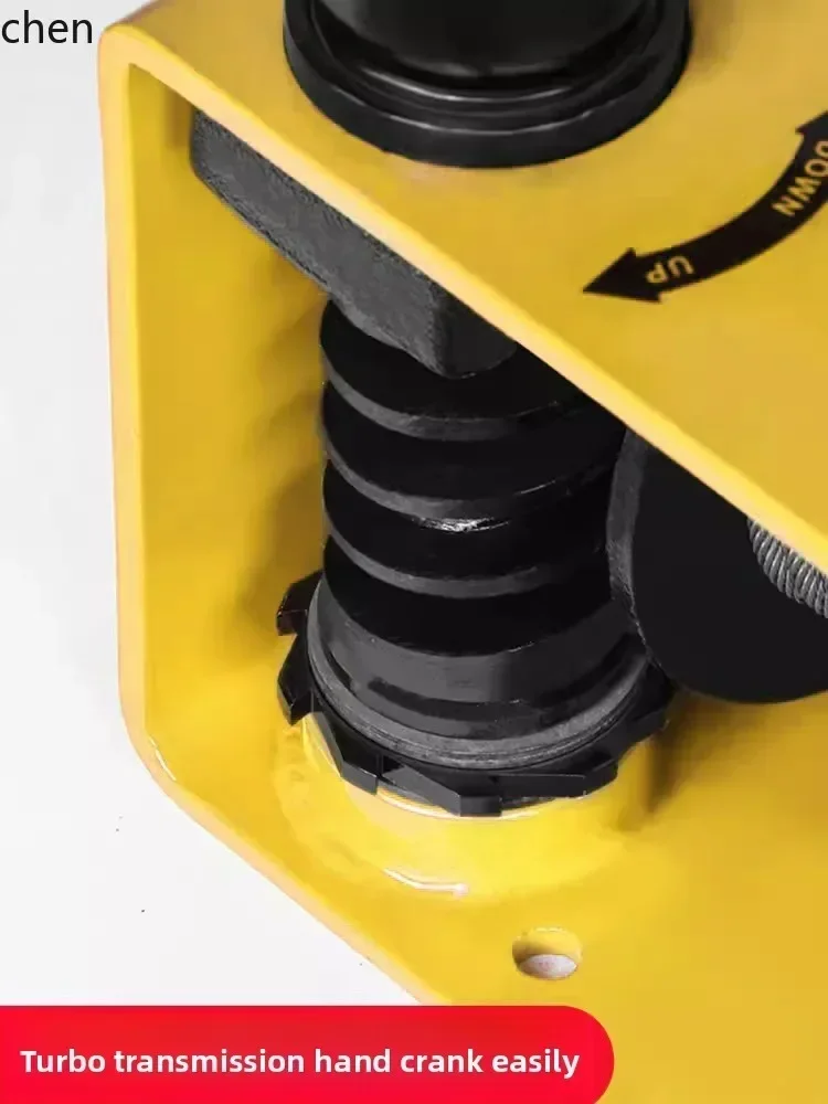 A1 self-locking hand winch turbo worm winch with brake heavy duty hand winch tractor small crane