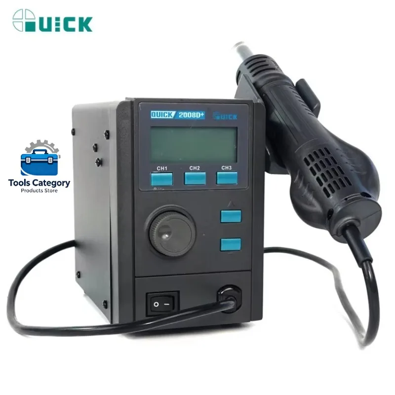 �y�Z�[�����zQUICK 2008D+ 750W �M���͂񂾕t���X�e�[�V���� - LED �f�W�^�� SMD BGA �����[�N�c�[��