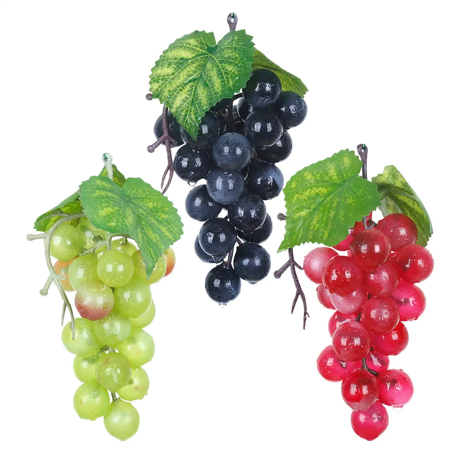 Künstliche Früchte Schwarz Rot Grün Lila Künstliche Trauben Heim Garten Schlafzimmer Wohnzimmer Deko Künstliche Früchte Hochzeit Party Zubehör