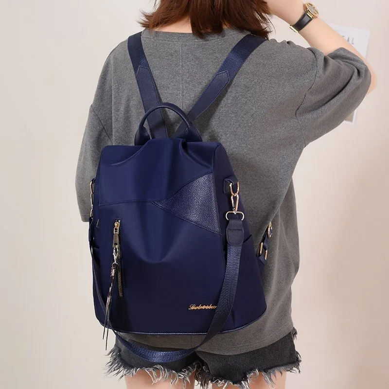 Fashion Backpack Women Waterproof Oxford Cloth School Bags for Teenage Girls Casual Ladies Shoulder Bags Large Travel Backpack