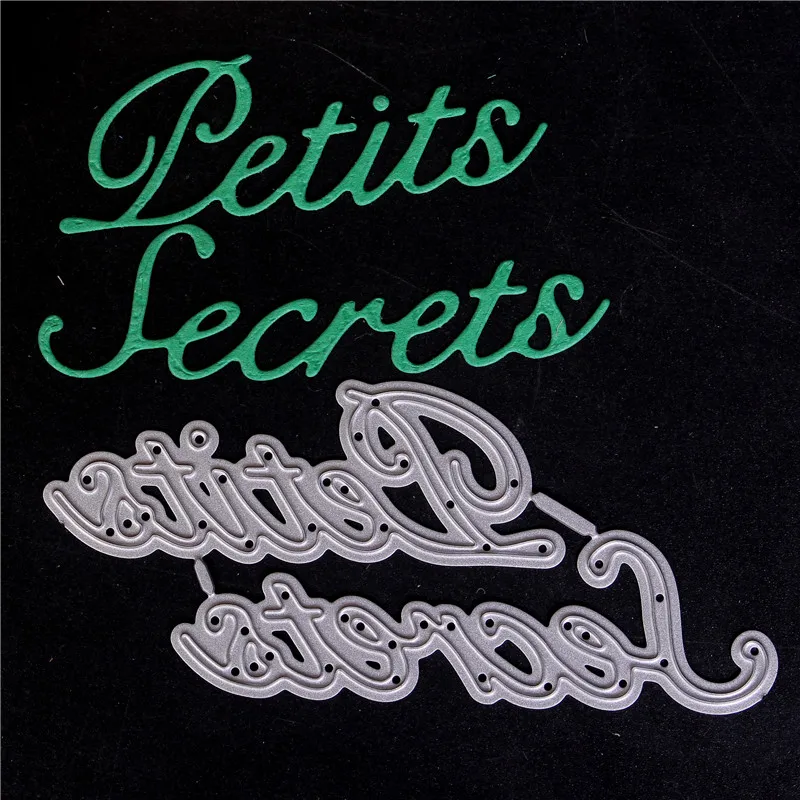 Francuskie słowo metalu wykrojniki dla majsterkowiczów Scrapbooking Die Cut nowe cięcia robienie papierowych kart rzemiosło tłoczenie witamy — zdjęcie 6