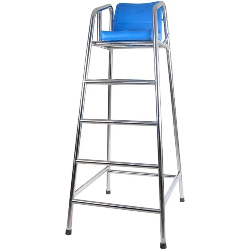 Stainless Steel Lifesaving Chair with Lifesaver Ladder Outdoor Swimming Pool Cleaning Tools and Accessories