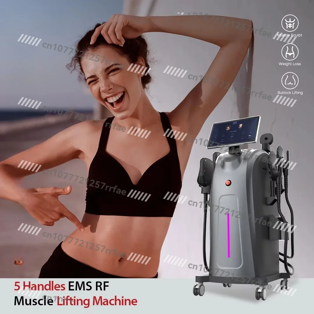 Newangie 5 Handle Standing EMS/RF Reformer, Silicone, Commercial