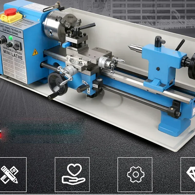 

New Upgrade Lathe Woodworking Micro Bead Machine Wenwan Bead Instrument Metal Processing Mini Machine Tool
