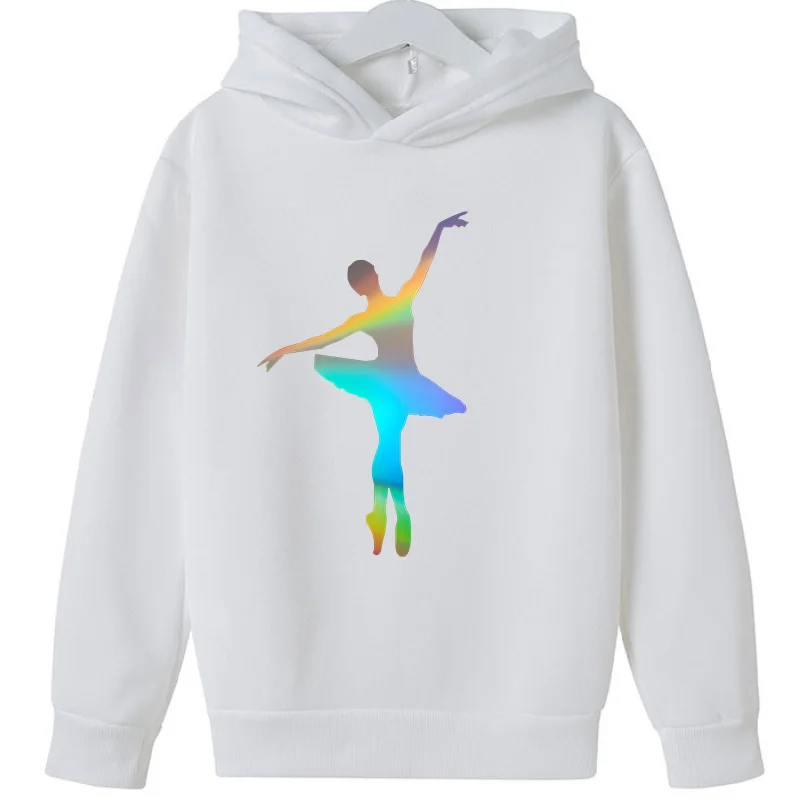 New Children's Hoodie in The Child Gymnastic Dance Print  Version of The Top Baby Foreign Style Coat Sweatshirt  Sweater