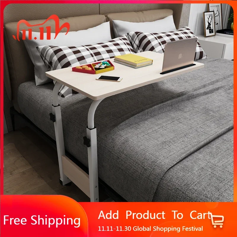 

Portable Students Computer Desks Console Side Bed Office Study Table Reading Adjustable Height Notebook Tavolo Home Furniture