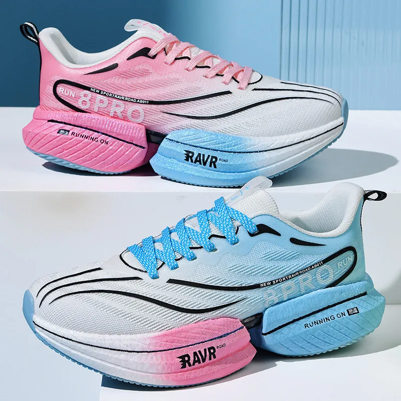 

Кроссовки унисекс, профессиональная амортизирующая дышащая сетка, износостойкая марафонская тренировочная спортивная теннисная обувь для мужчин и женщин