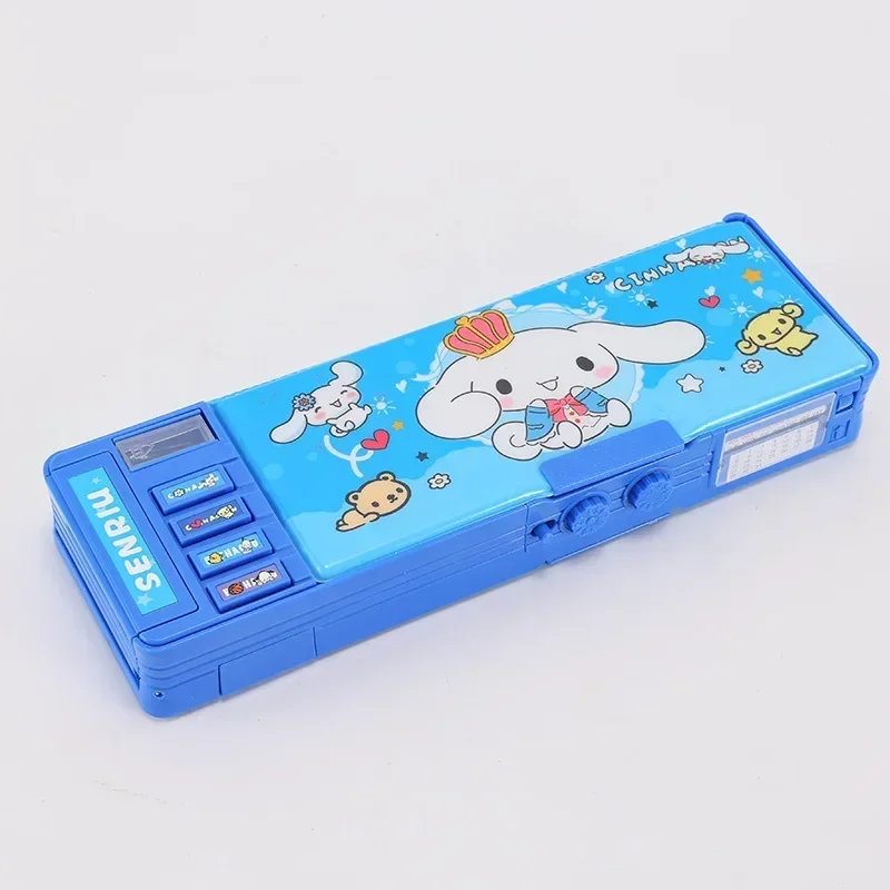 Stationery Box Password Multi-function Button Primary School Pencil Case Boys and Girls Cute Cartoon Egg Party