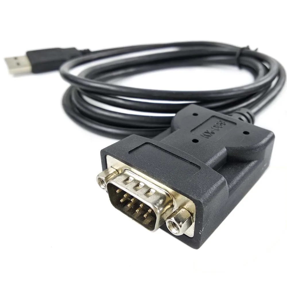 CP2102 USB to RS232 9P Dsub Male Silabs CP210X Serial 9pin to USB-B Male Type B Converter