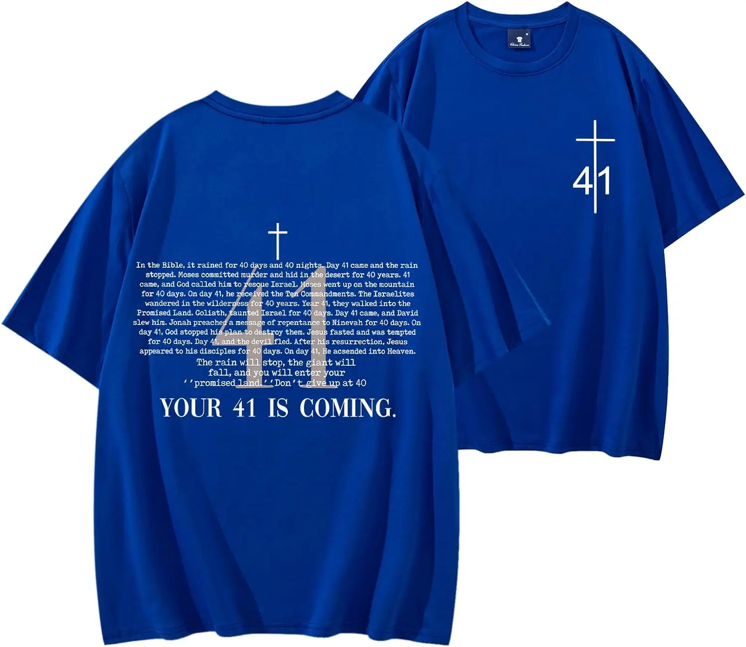 Your 41 is Coming Tshirt Your 41 is Coming Shirt Christian Faith Tee