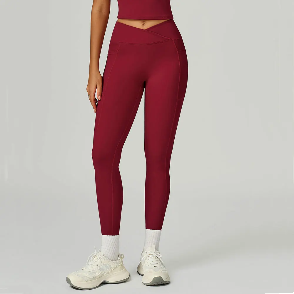 

Cross Waist Head Gym Leggings Women Yoga Pants Sexy High Waist Booty Lifting Leggings Pants Women Sports Clothing Fitness Wear