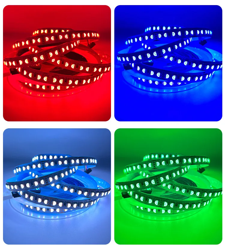 4 Colors In 1 Chip RGBW LED Strip 12V 24V 60 108 120 Leds/M RGBWW TV BackLight Room Decor Flexible Ribbon Tape Rope Light