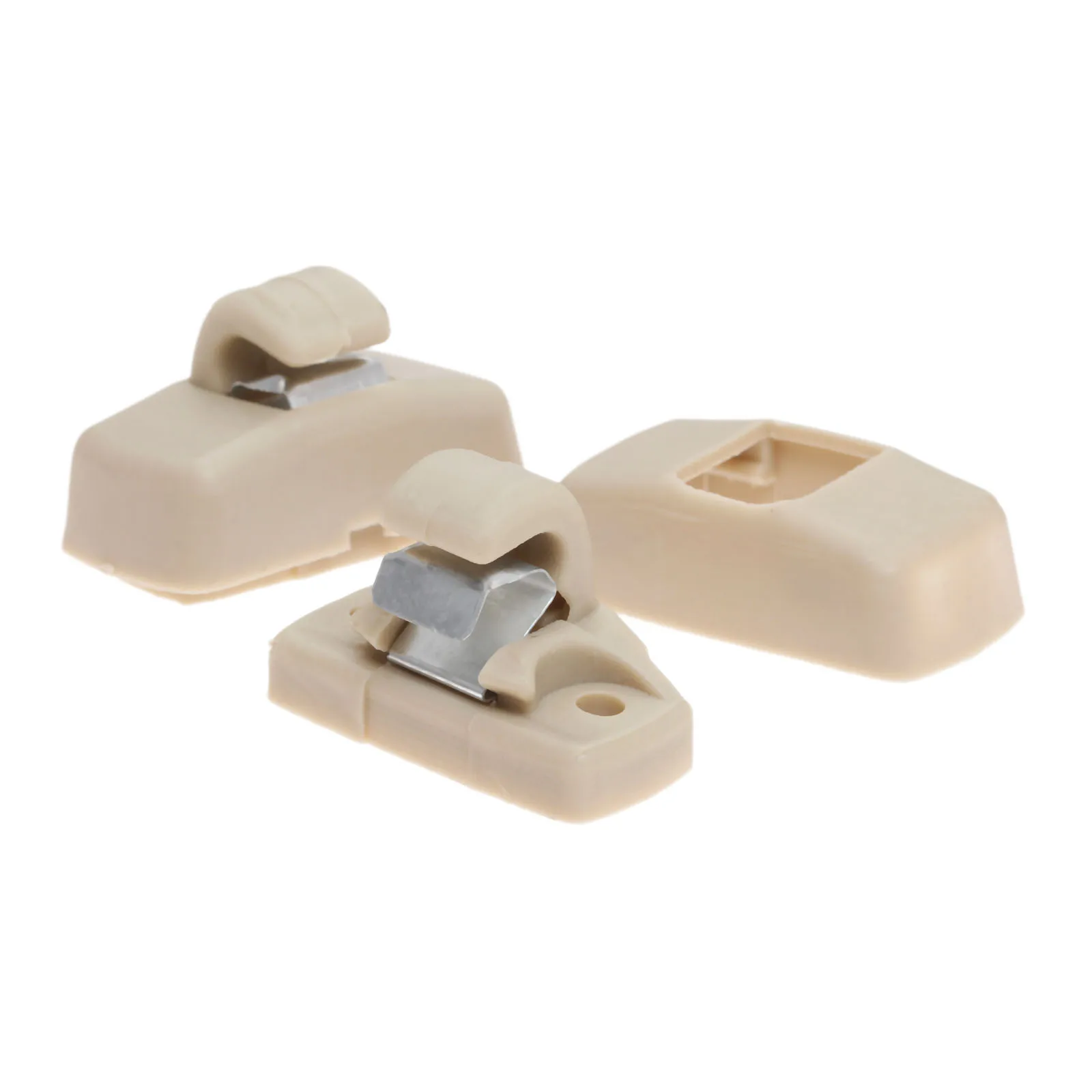 5PCS Sun-shading Board Bracket Hanger Holder Sun Visor Hook Clips 443857562B Fit for Audi A2 A3 A4 B6 A5 Cabriolet Beige