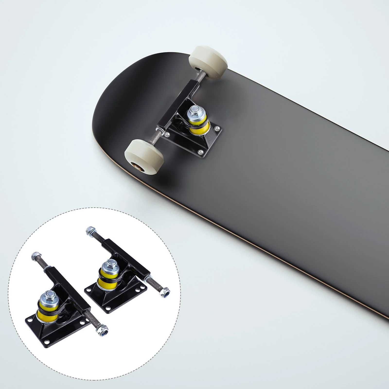 Standard Wheel Bracket Metal Lightweight Trucks Bridge Child Size Simple Color Matching Impact for Skateboard