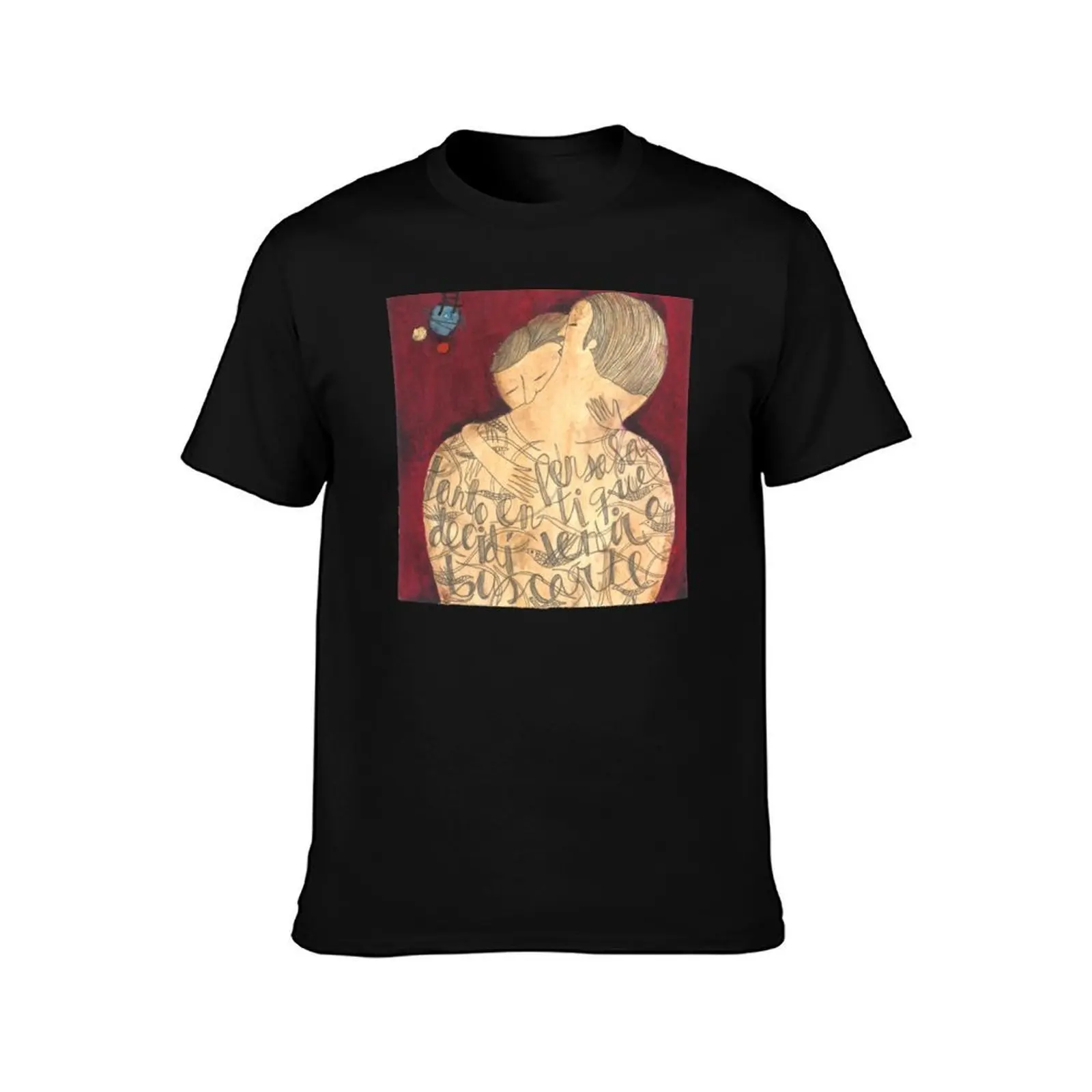 I thought about you so much that I decided to come find you T-Shirt Plus Size Basic Cotton T-Shirt
