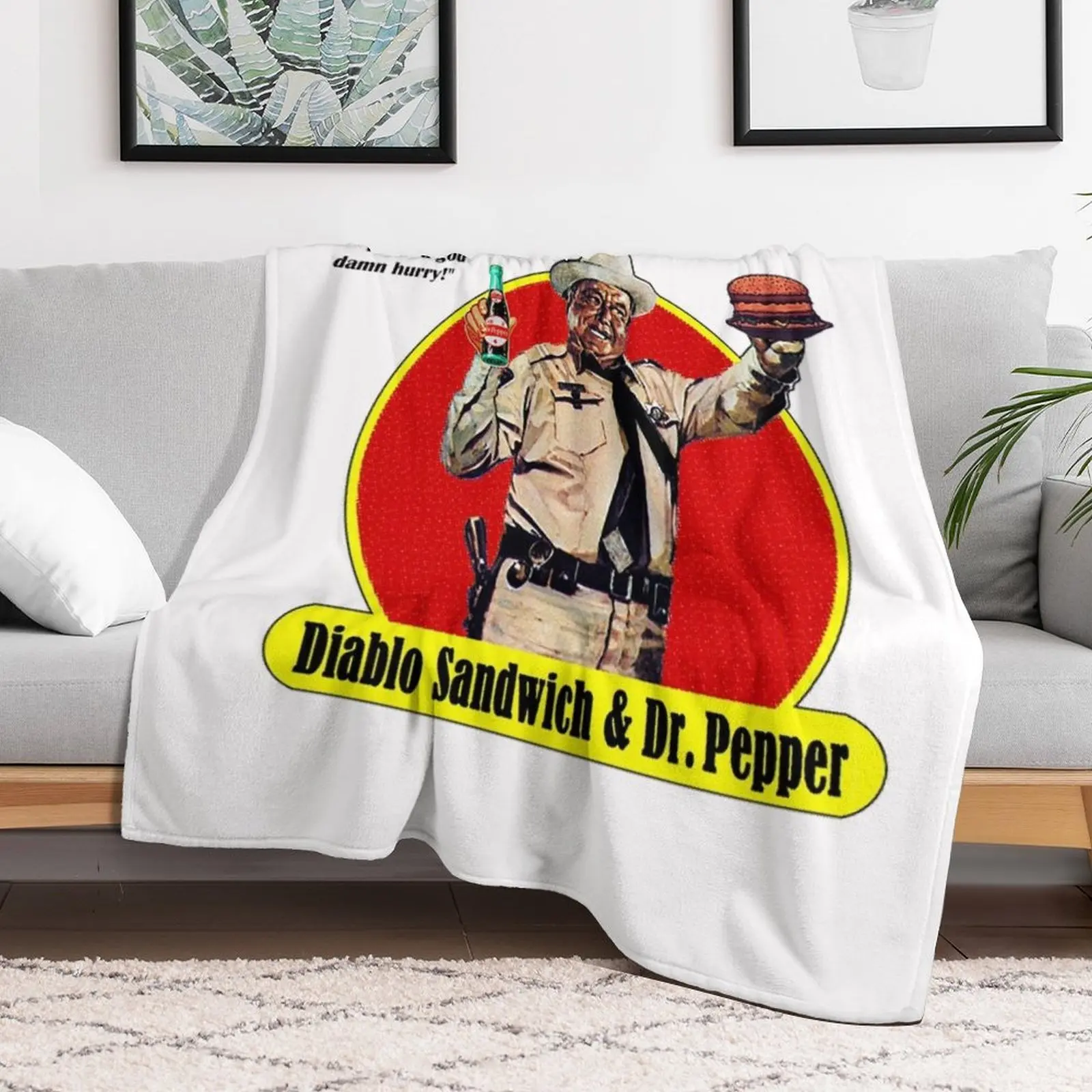 Smokey And The Bandit T-ShirtDIABLO SANDWICH & DR. PEPPER Throw Blanket Thin Soft Blanket for Summer Night Sleeping