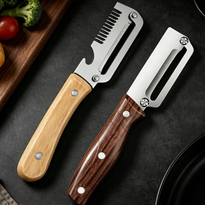2PCS Kitchen Peeler Stainless Steel Vegetable Peeler for Cut Onions Slicing Fruit Vegetables Pumpki Specific Peeler Kitchen Tool