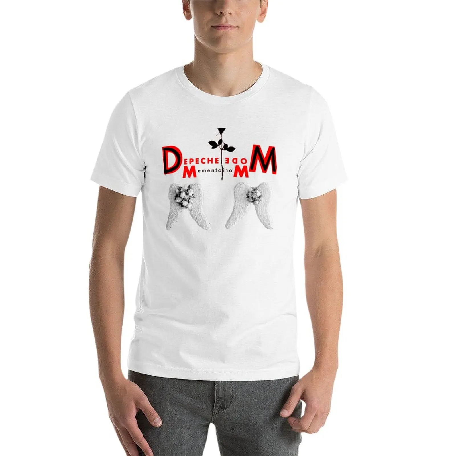 مجموعة Depeche Mode 112 تي شيرت مضحك تي شيرت جرافيك جرافيك تي شيرت عتيق للرجال حزمة قمصان