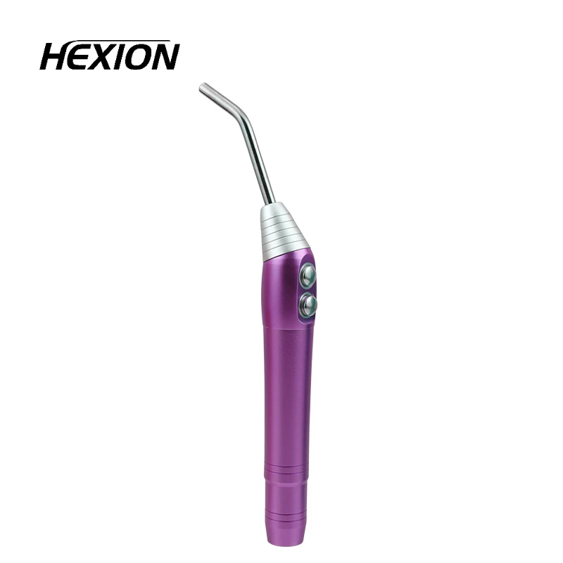 Dental 3 Way Air Water Syringe Gun Spray Handpiece With 2 Nozzles Tips For Dentistry Lab Clinic