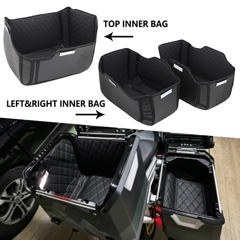

For BMW R1300GS Adventure 2024-2026 Rear Luggage Top Box Side Case Inner Container Bag Cover Saddlebag GSA1300 R 1300 GSA