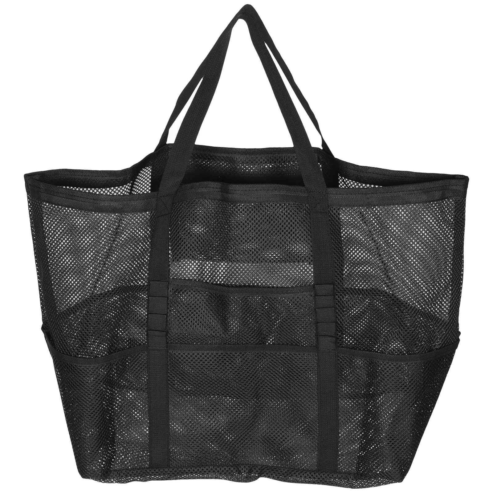 Extra Large Beach Tote Bag for Swimming Mesh Design with Handle Waterproof Sand Resistant for Pool Vacation Travel Use