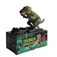 Eating Money Dinosaur Piggy Bank, Cartoon Money Safe Piggy Bank, Children's Birthday Gift Toy, Cash Coin Storage Box, Coin Bank