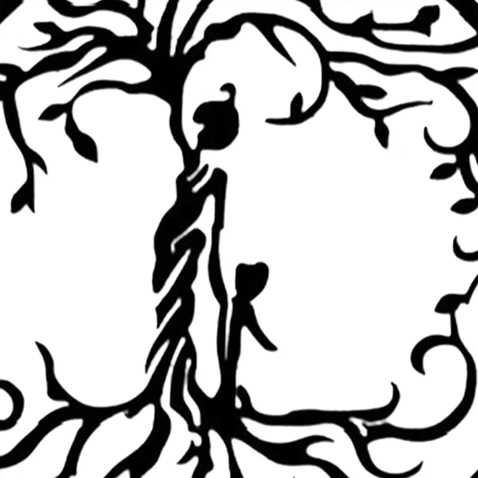 Wall Art Mother & Child Family Tree Metal Hanging Silhouette Decor 35cm Dia.
