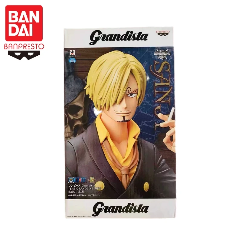 

in stock BANDAI Original BANPRESTO ONE PIECE Sanji Grandista action figure Model Doll Brand New Boxed Garage Model toys