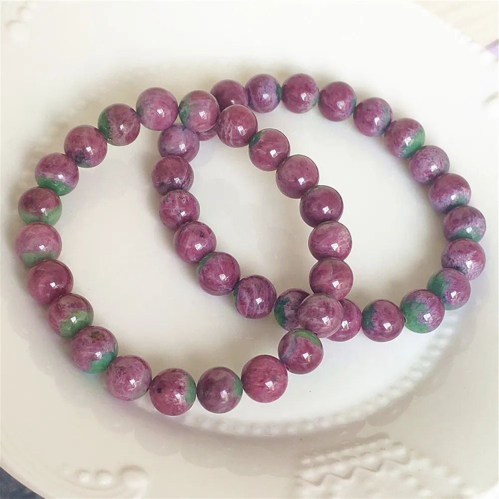 Natuurlijke rode robijn edelst - Gemstone Bracelet Healing recensie en prijs