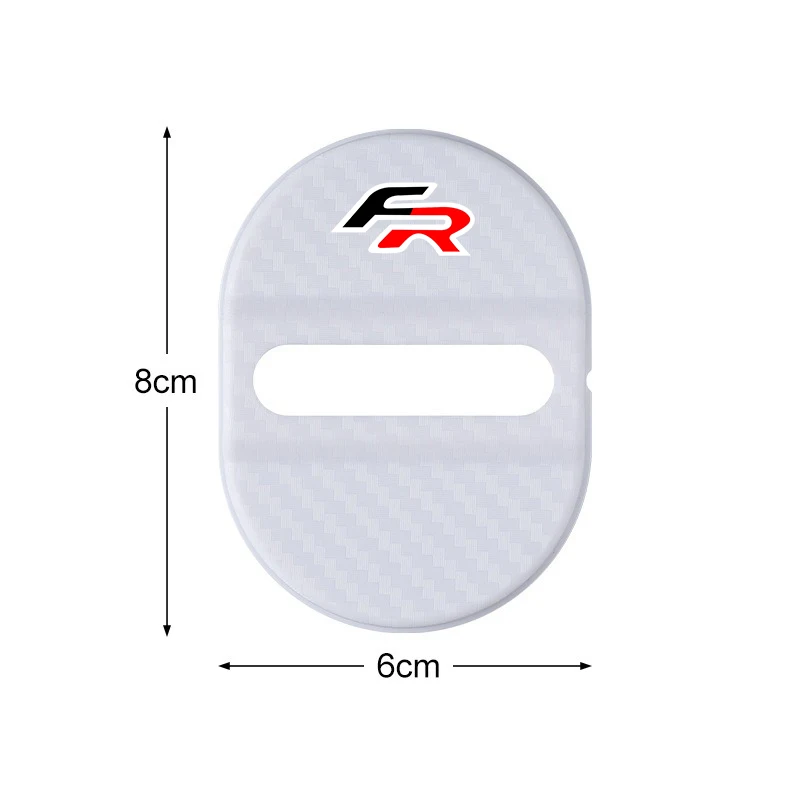 Silicone Car Door Lock Buckle Protection Cover Elastic For Seat FR Leon Ibiza Altea Exe Mk2 Mk3 Alhambra Decoration Accessories