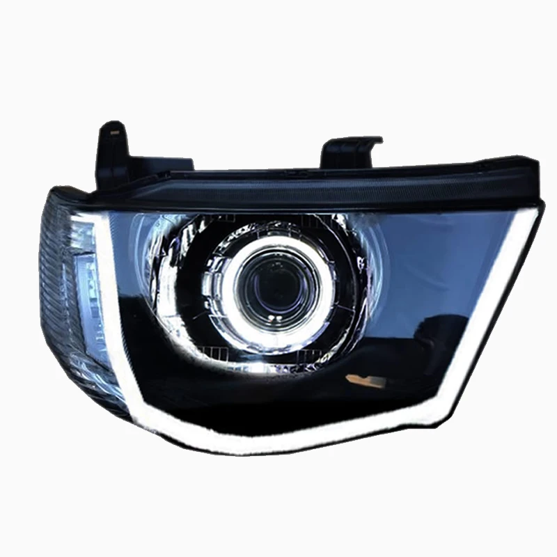 Car Front Headlamp LED Headlight for Mitsubishi Triton L200 Hi/Lo Beam DRL Daytime Running Light Turn signal