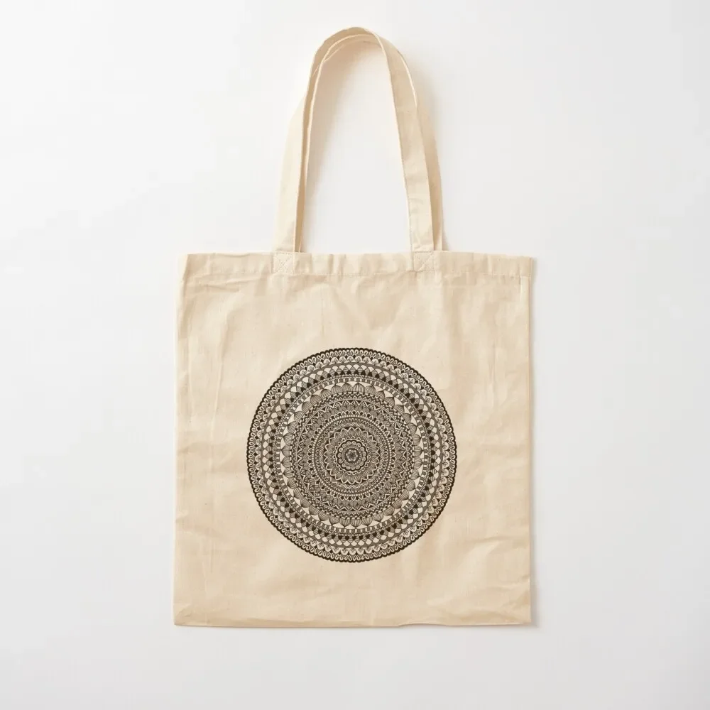 

Black Moon Mandala Tote Bag Cloth bags reusable shopping bags Reusable bags Women's shopping bag Tote Bag