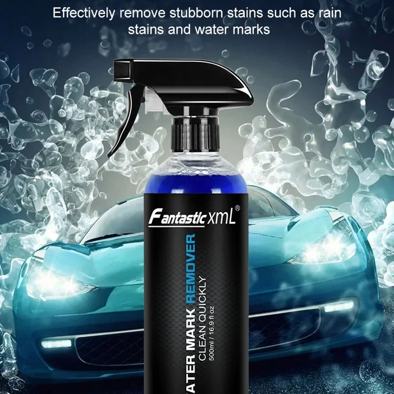 Muli-function 500ML Water Mark Remover Spray for Cars Care Automotive Paint Surface Exterior Cleaning Remove Stubborn Stains