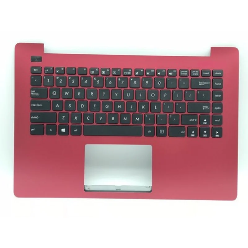 Y+Nuevo teclado negro con reposamanos rojo estadounidense para ASUS X453 X453M X453MA X453S X453SA