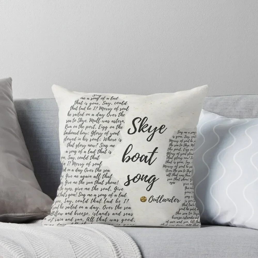 

Outlander Music Lyric Song Throw Pillow Plaid Sofa Decorative pillowcase pillow