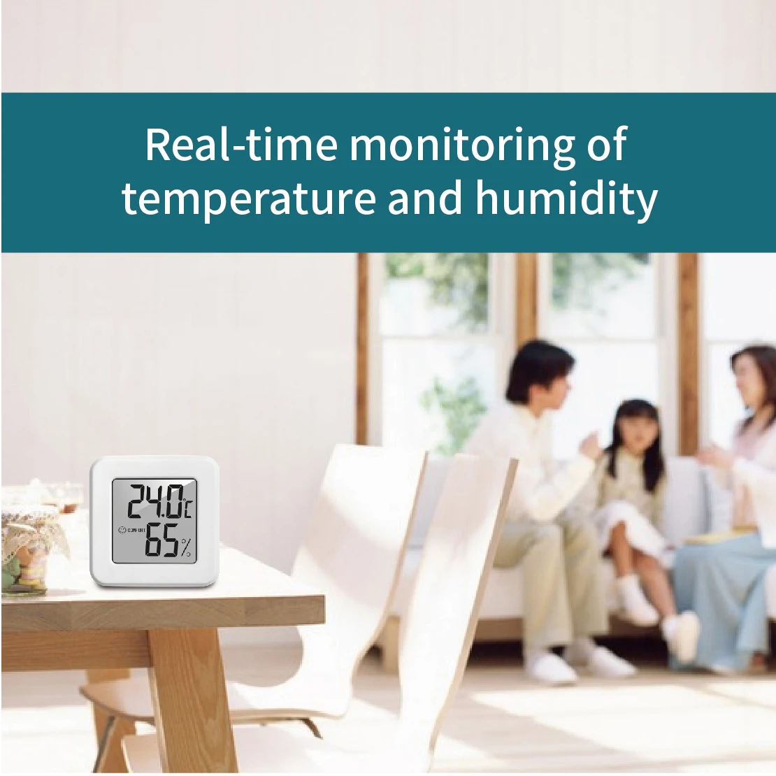 Digital Thermometer Hygrometer Indoor Room Temperature LCD Electronic Humidity Meter Sensor Gauge Weather Station For Home image 3