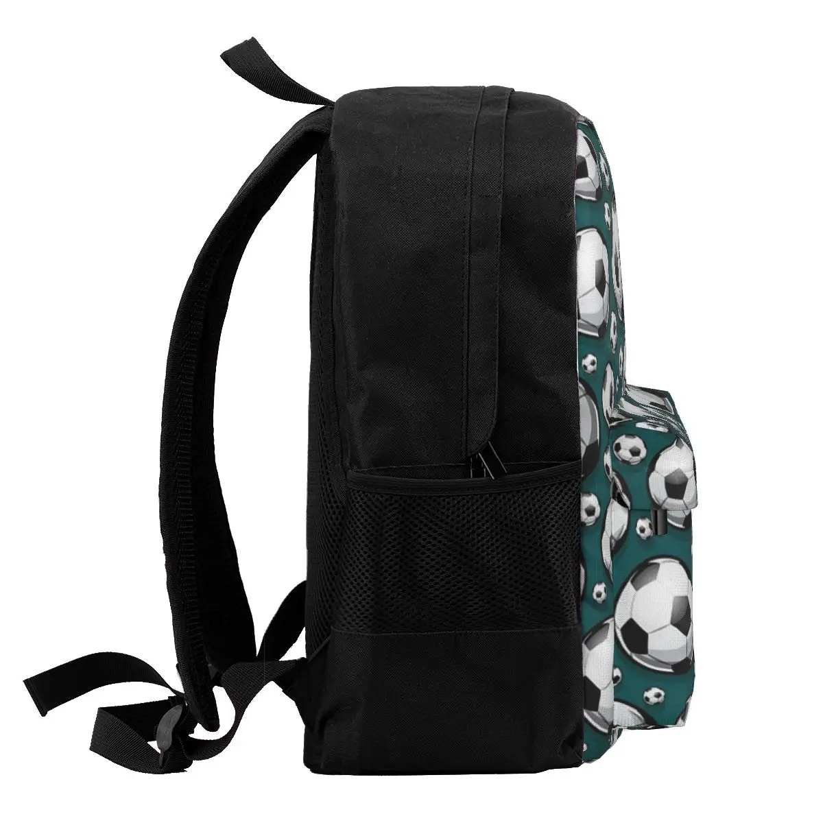 Soccer Ball Balls Pattern Blue Football Sport Sports Backpacks Boys Girls Bookbag Children School Bags Cartoon Shoulder Bag