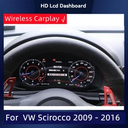 For Volkswagen VW Scirocco 2009 2010-2016 Car Dashboard Digital Cluster LCD Instrument Speed Meter Screen Radio Instrument Panel