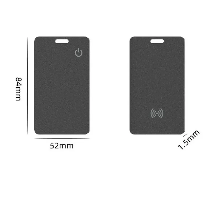 Tracking Card IP68 Waterproof Wireless charging location wallet tracker Smart tag Smart Tracker Finder For iOS Devices