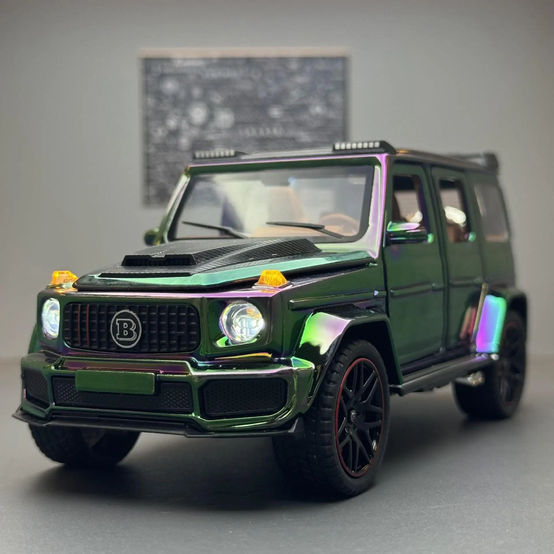 1:32 Benz G800 Гальваническая версия литая металлическая модель автомобиля коллекция хобби модель украшения детские игрушки подарок для детей