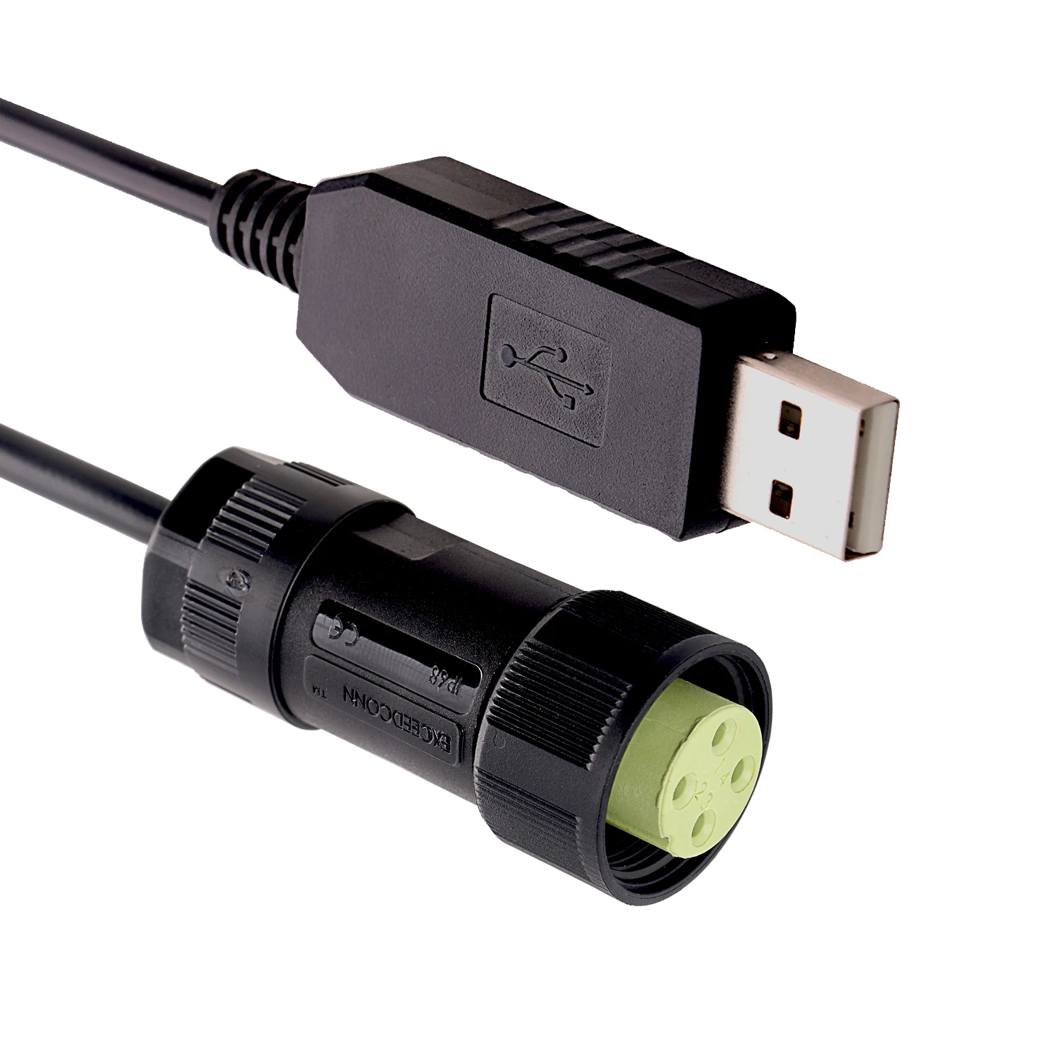 

USB RS485 Serial Cable Exceedconn Ec04681 Signal Control Box 4 Pins for Solis/Ginlong Inverter RS-485 port