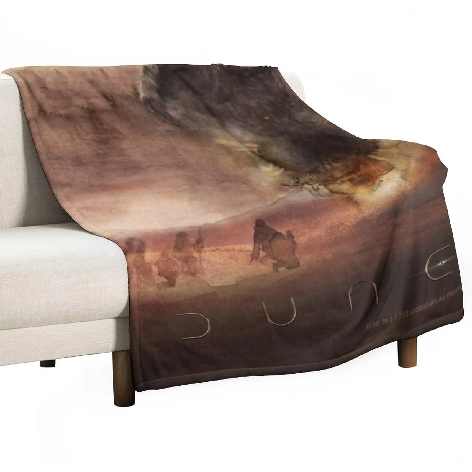 

Dune 2020 Battle On Arrakis Throw Blanket For Sofa Thin Vintage Blanket