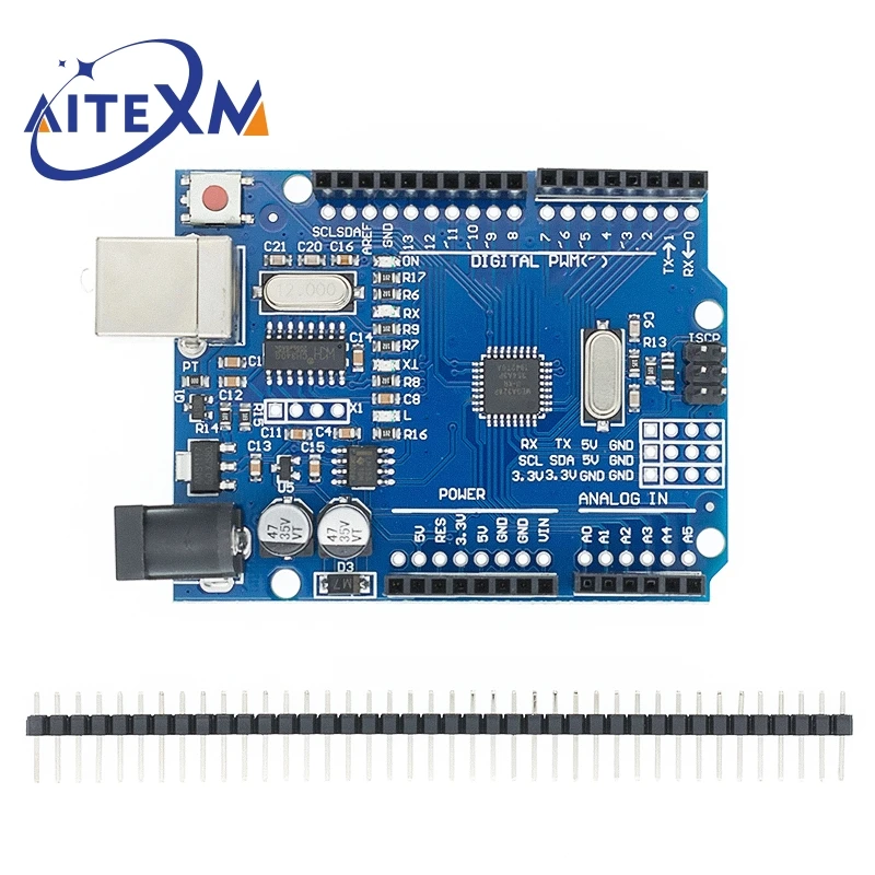 UNO R3 Development Board ATMEGA328P CH340 / ATEGA16U2 Compatible For Arduino with Cable R3/R4 UNO Proto Shield Expansion Board