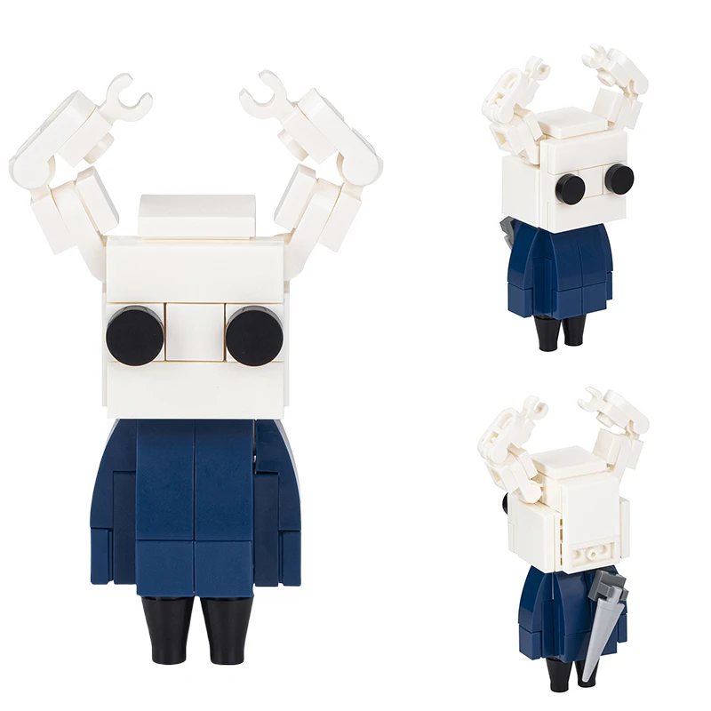 

8cm The Hollow Knight Children's Plastic Assembled Toy Ornament Anime Characters Boy Girl Bedroom Desktop Ornament Holiday Gift