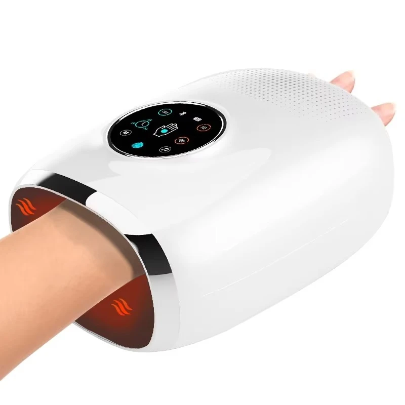 

Electric Hand Massager with Heat, Finger Massager Wrist Massager Air Pressure Heat Compress for Arthritis