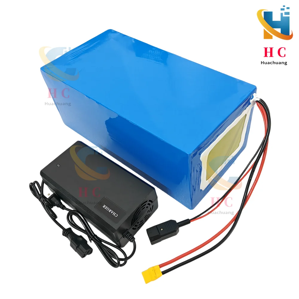 50Ah 96v 80Ah 100Ah 30Ah 40Ah lithium ion battery BMS for 5000w motor robot scooter motorcycle AGV + Charger