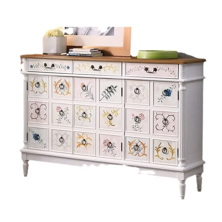 

American style, shoe cabinet, home entry, entrance cabinet, European style, high-end, large capacity, dining side