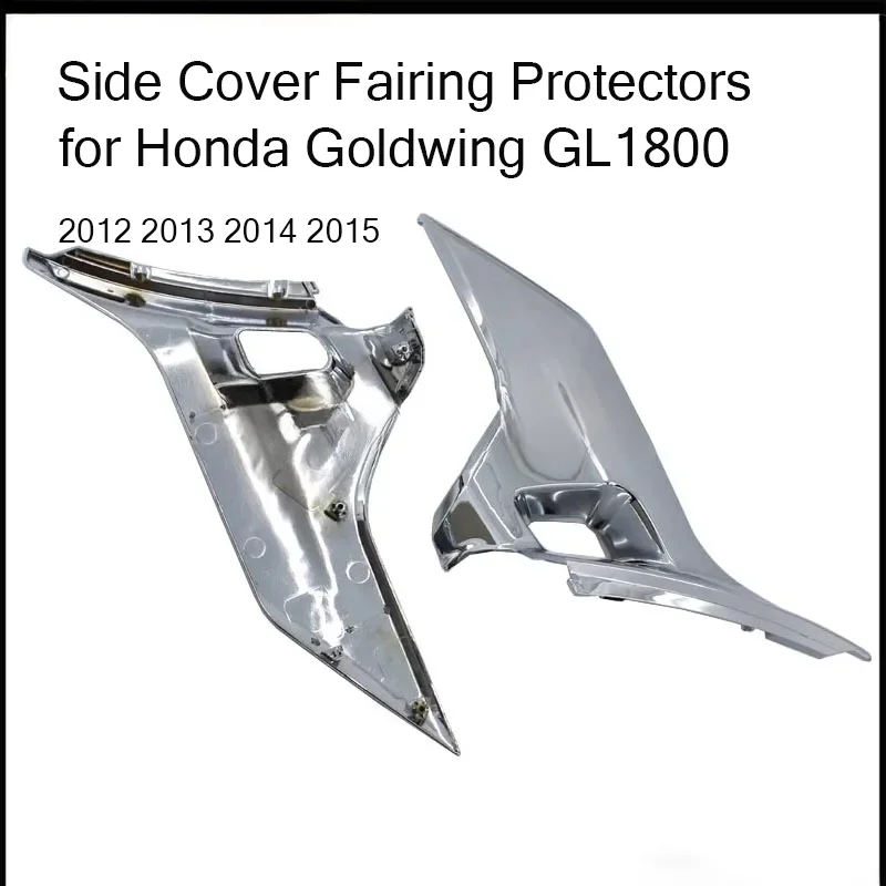 

Chrome Motorcycle Side Cover Fairing Protectors Moto Frame Decoration case for Honda Goldwing GL1800 2012 2013 2014 2015