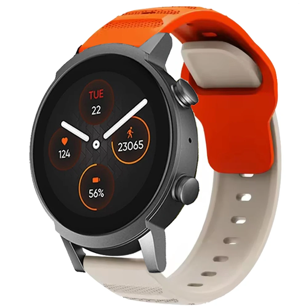Smartwatch Bracelet For TicWatch Pro 3 Ultra Band LTE/GPS E3 E2 S2 Pro X 4G GTW 2021 Sport Silicone Watch Strap 22mm 20mm Correa